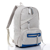 Solid color brief women backpack fashionable casual canvas bag student school bag Men's Backpacks