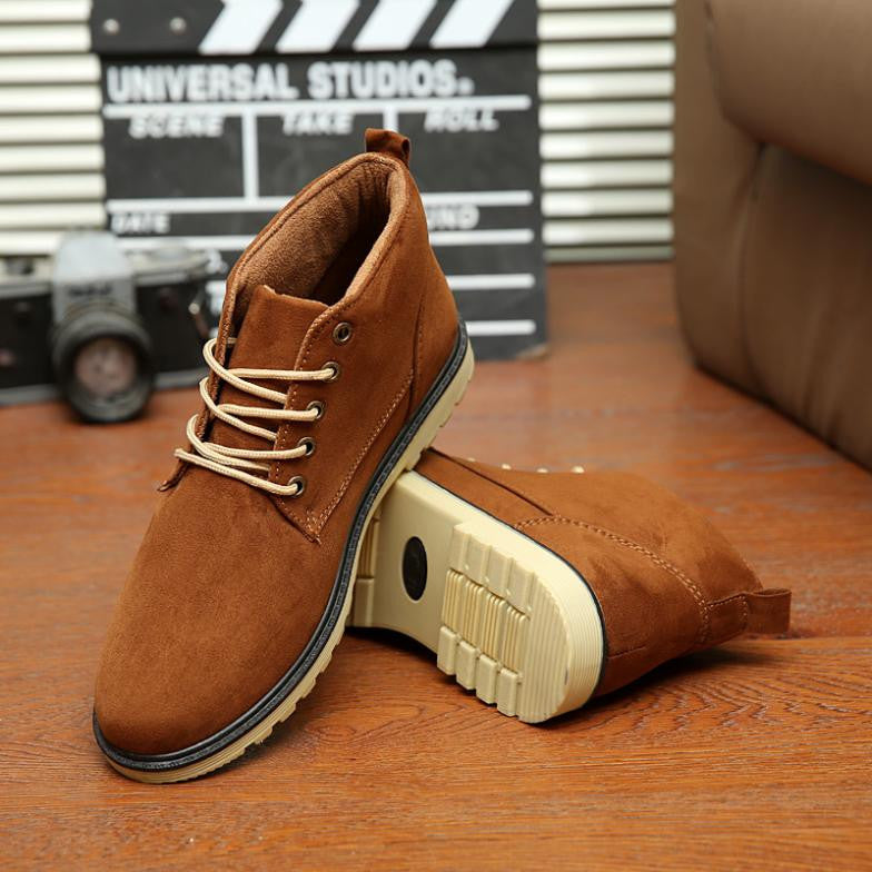 New 2015 Autumn Spring Men sneakers Quality light casual high top Fashion men shoes boots