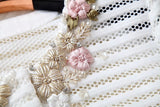 winter coat women Free Shipping Women's With Good Qualit Luxury ladies fashion ladies hand-beaded hollow jacket pocket