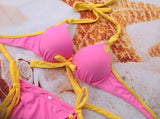 Women Bikini Sexy Padded Top Swimsuit Sets Fashion Swimwear Women Sexy Bikini