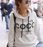 Spring Women's Hoodies Printed COCO Sweatshirts Autumn Winter Sport Outerwear Parka Coats Moleton Feminino Women Pullovers