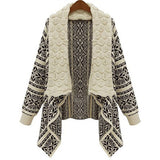 Women Autumn Ladies Knitted Cardigan Casual Outwear Sweater Jacket Coat
