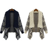 Women Autumn Ladies Knitted Cardigan Casual Outwear Sweater Jacket Coat 