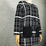 New Autumn Women Outerwear Striped Printed Jacket Slim Casual Coat