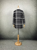 New Autumn Women Outerwear Striped Printed Jacket Slim Casual Coat