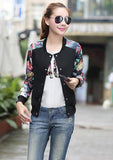 women jackets winter outerwear female plus size clothing short design thin outerwear baseball uniform female slim jacket