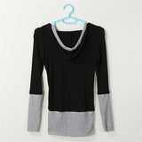 Fashion Korean Style Women Long Sleeve Hooded Casual Hoodies Sweatshirt Blouse Tops Outerwear