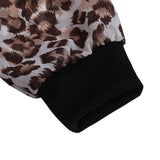 Spring Autumn Blusas Women Leopard Printed Clothing O Neck Long Sleeve T-shirt Ladies Tops