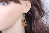 Drop Cat Earrings Long Acrylic Pattern Dangle Earring Fashion Jewelry For Women 2016 News Style Design Accessories Parts