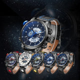 WEIDE Men's Fashion Casual Sports Watch Quartz Digital LED Back Light Military 30m Waterproof Men Watches