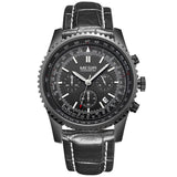 MEGIR CHRONOGRAPH 24 Hours Luxury Brand Watch Men Full Steel Watch Analog Display Quartz Men Business Watches Casual Watches