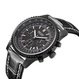 MEGIR CHRONOGRAPH 24 Hours Luxury Brand Watch Men Full Steel Watch Analog Display Quartz Men Business Watches Casual Watches