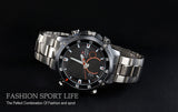 NAVIFORCE Luxury Brand Full Steel Watch Men Quartz Waterproof Watch Men Sports Watch Analog Digital LED Watch