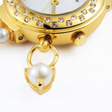 KIMIO New Luxury Women Watch Fashion Style Full Rhinestone Analog Display Quartz Watch Women's Wristwatch