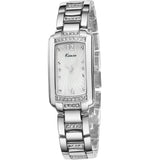 KIMIO New Women Quartz Watch IP Plating Gold Stainless & Rhinestone Band Casual Watch Women Wristwatch