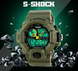 G Style Quartz Digital Camo Watch Men Dual Time Man Sports Watches Men Luxury Skmei S Shock Military Army