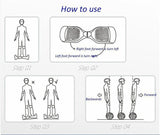 Two Wheels Electric Standing Hover Board Motorized Skateboard Skate Self Smart Balancing Board Scooter for Kid&Adult