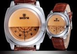 Casual SKONE Genuine Men & Women Brand Wristwatches Special design Military Leather Sports Watch Relogio Masculino