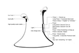 New bluetooth headset wireless earphone headphone bluetooth earpiece sport running stereo earbuds with microphone auriculares