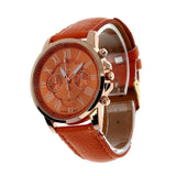 Creative Factory Price Fashion Watch Roman Numerals Faux Leather Analog Quartz Wach Women Wrist Watch