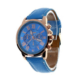 Creative Factory Price Fashion Watch Roman Numerals Faux Leather Analog Quartz Wach Women Wrist Watch