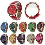 Creative Factory Price Fashion Watch Roman Numerals Faux Leather Analog Quartz Wach Women Wrist Watch