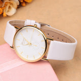 New arrival quartz watch women geneva fashion leather watch dress luxury ladies wristwatches female clocks and watches