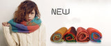 Fashion Scarf Women Multicolor Mosaic Winter Warm Long Scarf Knitted Wool Neck Scarves Wraps Thicken Shawls