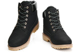Suede leather man boot Winter men boots ankle shoes warm snow velvet fur work martin cowboy motorcycle male shoe lace-up
