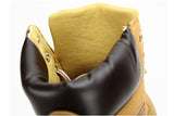 Suede leather man boot Winter men boots ankle shoes warm snow velvet fur work martin cowboy motorcycle male shoe lace-up
