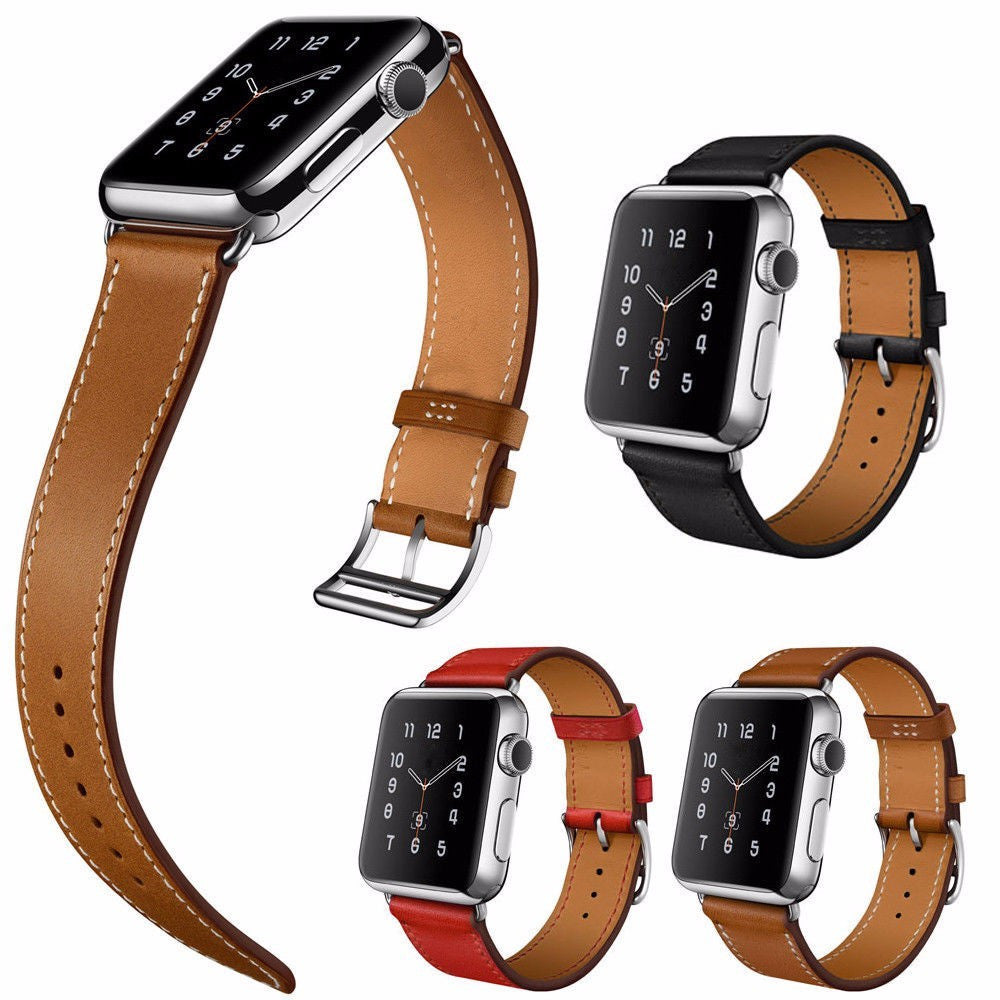 Genuine Leather Band For Apple Watch Strap Single Tour Apple Watch Band 38MM / 42MM Size Apple Watch Accessories