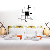 Living room new wall clock 3d diy clocks home decoration watch horloge murale quartz acrylic mirror stickers