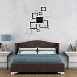 Living room new wall clock 3d diy clocks home decoration watch horloge murale quartz acrylic mirror stickers