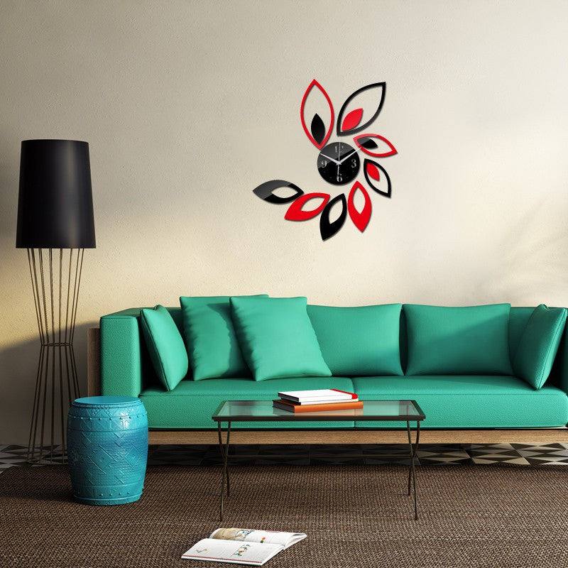 Hot New Wall Clock Clocks Diy Acrylic Mirror wall Stickers Home Decor Quartz Watch Living Room Modern Christmas Gifts