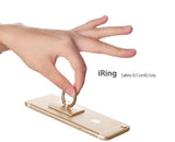 Hot Sale iRing Holder for Mobile Phones and Tablets Luxury Finger Grip with Free Hook for Car Using Phone Stand Ring Holder