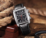 MEGIR new casual brand watches men hot fashion sport wristwatch man chronograph leather watch for male luminous calendar hour