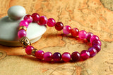 New Fashion Men's Bracelet Gold Silver Buddha skull Elastic Black Color Beaded Tibet Charm Lucky bracelets for women
