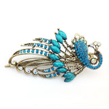 New Fashion Colorful Women Retro Crystal Butterfly Flower Hairpins Hair Stick Hair Clip