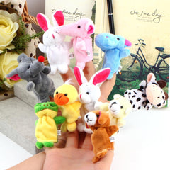 Cartoon Animal Finger Puppet,Finger Toy,Finger Doll,Baby Dolls,Baby Toys,Animal Doll