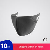10 pcs/bag KN95 CE Certification Dust Respirator Mask Pad Against Pollution Breathable Mask Non-woven Fabric Face Mask