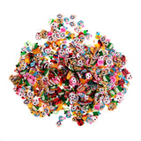 1000 Pieces/Bag Fimo Clay 3 Series Fruit Flowers Animals DIY 3D Nail Art Decorations Nails Art Decoration Sticker Design