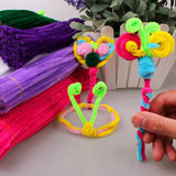 Children's Educational Toys DIY toys materials shilly-stick Plush Stick handmade art Christmas toys