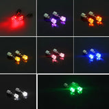 Light Up LED earrings Studs Flashing Blinking Stainless Steel Earrings Studs Dance Party Accessories unisex for Men Women 1 Pair