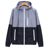 Autumn new men's sports jacket Outdoor sportswear Men Fashion Thin Windbreaker jacket Zipper Coats Outwear men's clothing