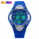 Children Watch Outdoor Sports Kids Boy Girls LED Digital Alarm Stopwatch Waterproof Wristwatch Children's Dress Watches