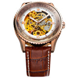 High Quality Men Genuine Leather Strap Watch Luxury Brand Fashion & Casual Automatic Mechanical Luxury Antique Watches