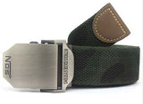 Hot NOS Men Canvas Outdoor Belt Military Equipment Cinturon Western Strap Men's Belts Luxury For Men Tactical Brand Cintos