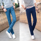 Hot-selling Men's Fashion Korean Style Slim Fit Pants Male Casual Mid-Rise High Quality Pants