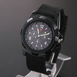 Men's Sports Watch Analog free Watches Alloy dial 4colors military watches Fabric Strap Casual watch