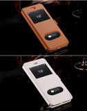 I6/6 Plus Luxury Smart Front Window View Leather Flip Case For Apple Iphone 6 4.7 Inch & For Iphone 6 Plus 5.5 Fundas Cover